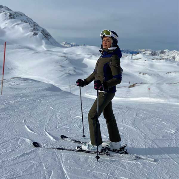 Am Skifahren